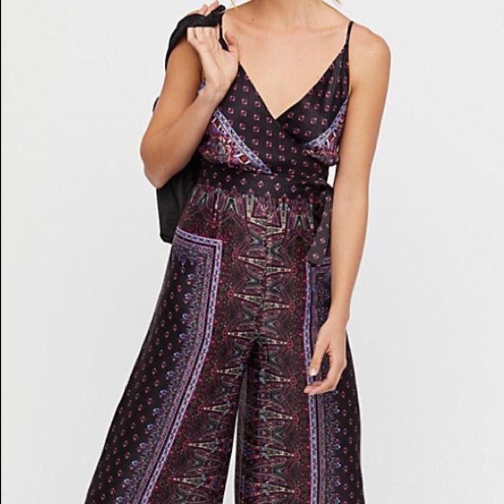 Free People wide leg jumpsuit